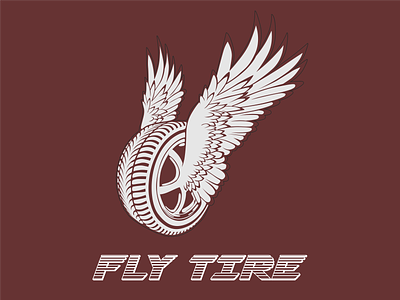 Fly Tire Logo emblem