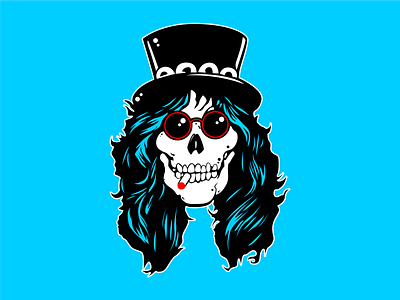 Skull Rockstar Logo