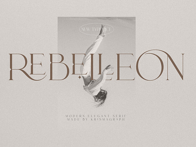 Rebelleon | Modern Elegant Serif magazine