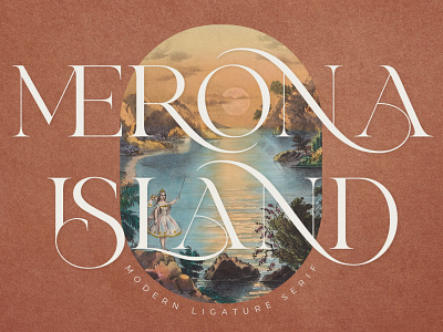 Merona Island | Modern Ligature Serif magazine