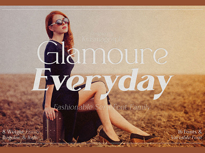 Glamoure Everyday | Serif Family