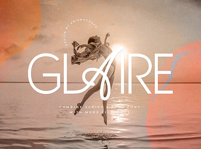 Glaire | Combined Font branding sophisticated