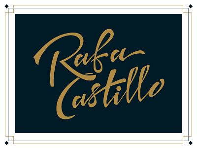 Rafa Castillo branding calligraphy font identity lettering logo pen sketch type typeface typography