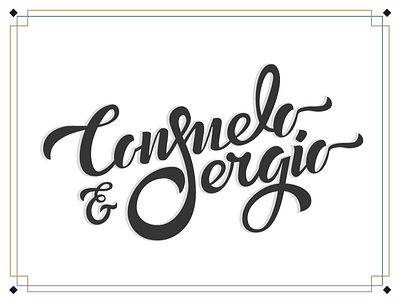 Consuelo Y Sergio customtype inspiration lettering sketch type