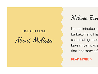 About section about bakery boutique more profile