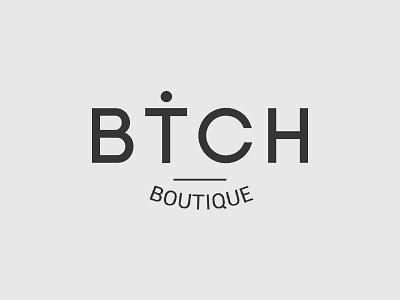 BTCH-BOUTIQUE brand branding btch fashion logo logotype shop store