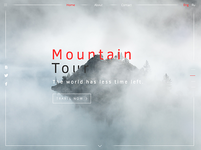 Mountain Tour animation concept mountain travel world