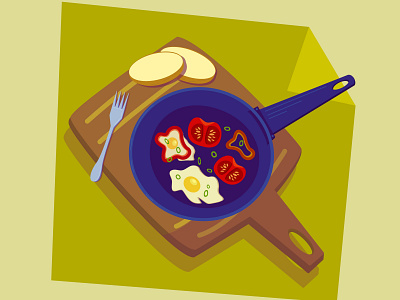 Breakfast graphic design illustration vector