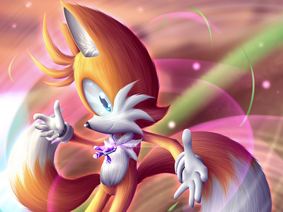 Rhythm of the Wind art digital digital art harddanx illustration miles tails prower sonic sonic adventure sonic the hedgehog tails