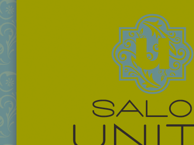 Salonpeek blue green web design