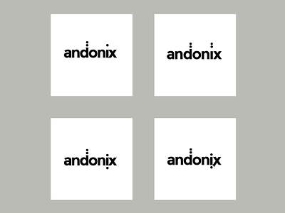 Andonix logo development logo