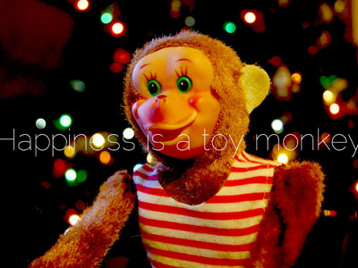 Monkeypeek christmas monkey