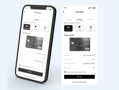 Credit Card Checkout DailyUI 3d animation branding dailyui design graphic design logo mobile apps motion graphics ui