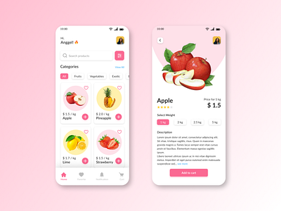 Fruit Shop Mobile Apps