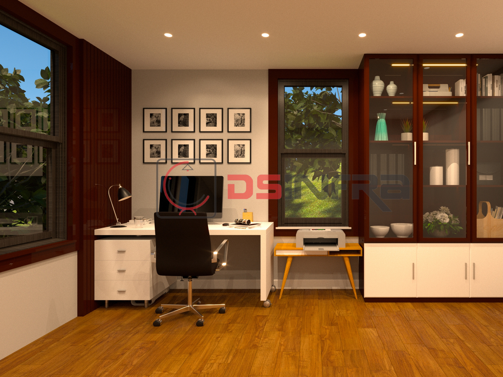 Home Office Design by DS INFRA on Dribbble