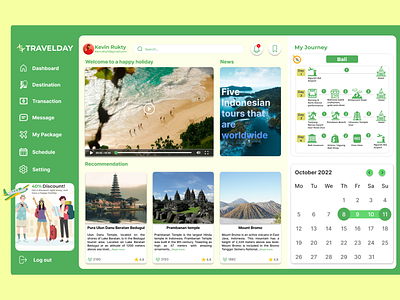 TRAVELDAY app apps bali bromo design designui explorer graphic design hunting indonesia jalan jalan prambanan travel traveller travelling ui