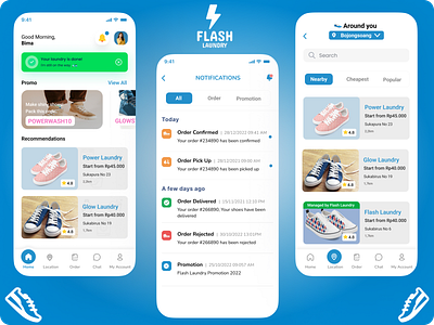 Flash Laundry App (Shoes)