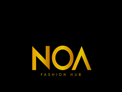 Noa fashion hub branding design fashion graphic design logo typography