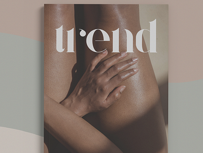 Trend magazine 3 branding design fashion graphic design logo typography