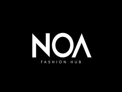 Noa fashion hub 2 branding design fashion graphic design logo typography