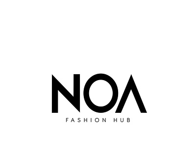 Noa fashion hub 3 branding design fashion graphic design logo typography