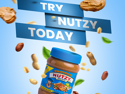 Nutzt Peanut Butter flyer branding design fashion flyer flyerdesign graphic design illustration logo peanutbutter typography vector