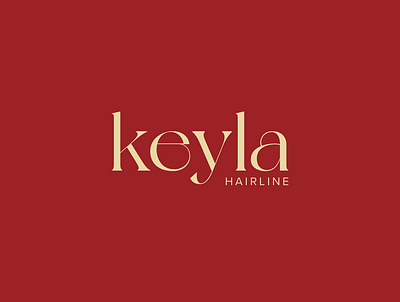 Keyla Hairline Branding branding design fashion graphic design logo typography vector