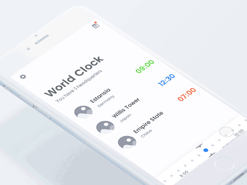 Neurolink based - MNC's Meeting creator app animation app booking clock free gif global johnyvino principle sketch ui ux