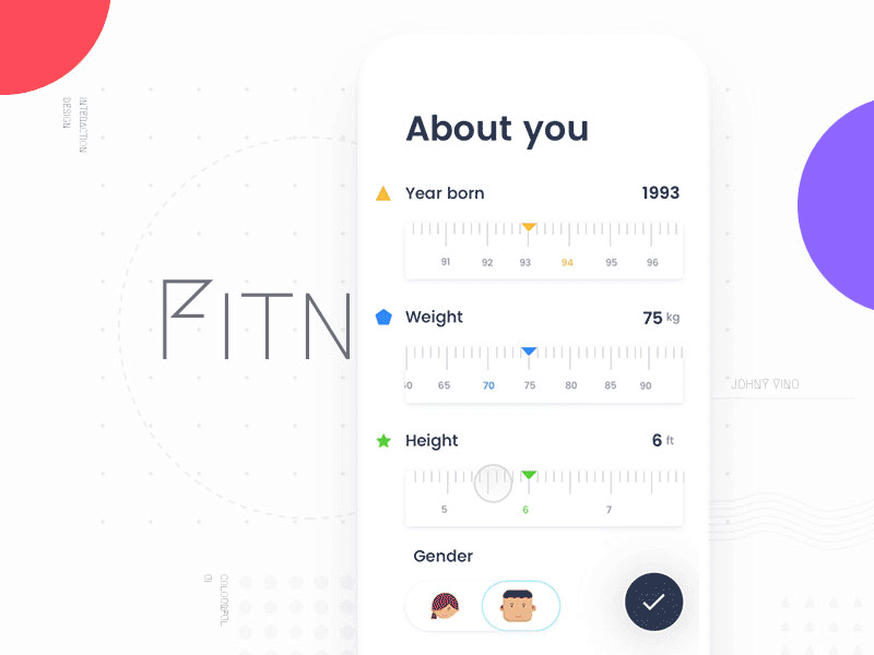 My Fitness App - Onboarding