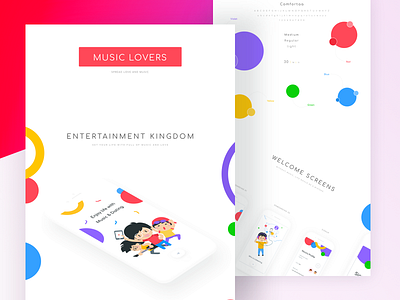 Music lovers Landing page