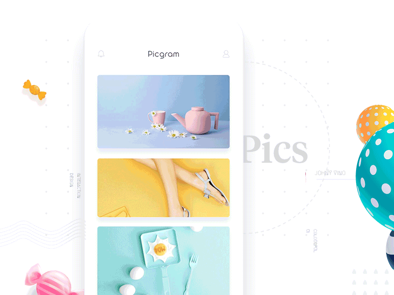 Picgram - Social share Interaction