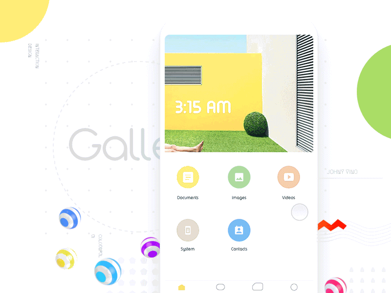 File manager - Select Interaction johnyvino interaction scrolling mobile material list grid gallery flat craigslist card animation