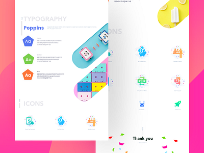 Brand Style Guide branding project color color palette company digital brand book final brand identity final option frame rate greyscale color johnyvino shapes style guide