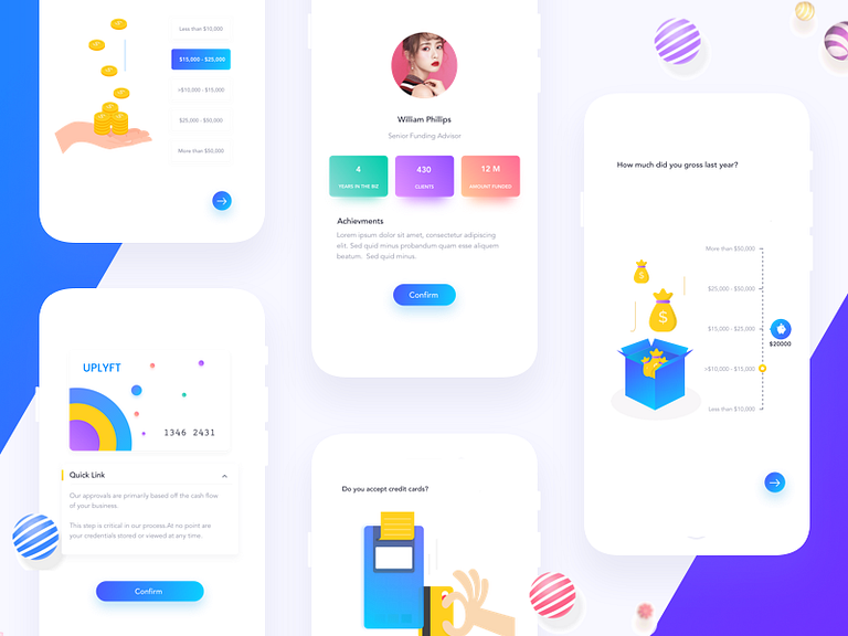 Request funding - Application form by Johny vino™ on Dribbble