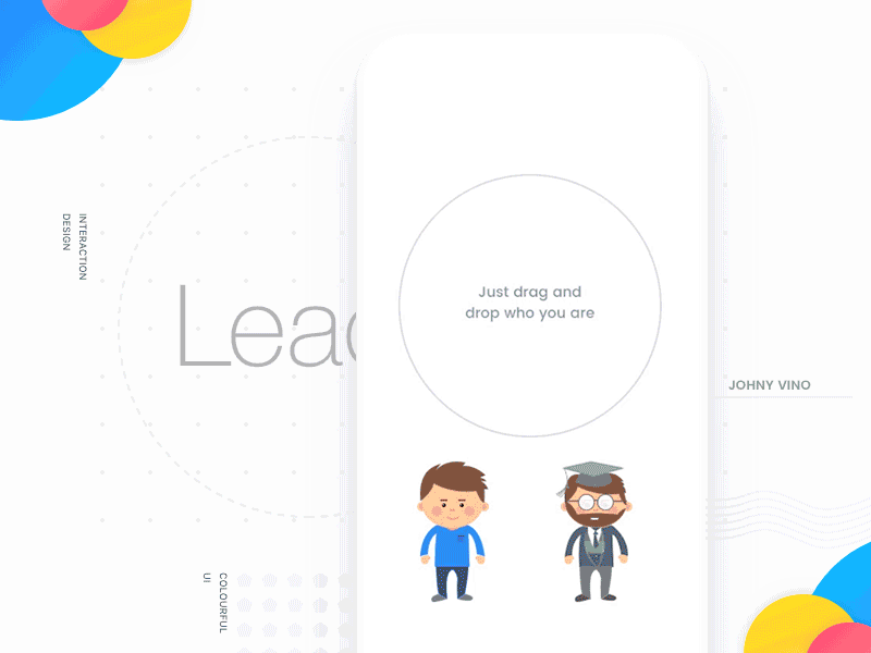 Education app onboarding education gif illustration interaction intro ios johnyvino login principle register signin signup