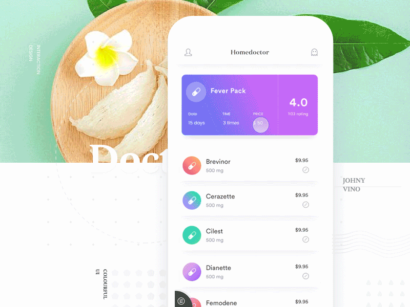 Medicine Order Ios App By Johny Vino On Dribbble