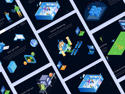 Stunning-Isometric-Illustrations design illustration isometric johnyvino web