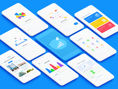 Project management app by Johny vino™ on Dribbble