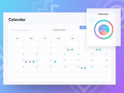 Calendar Desktop version app application calendar clean interface johnyvino layout minimal note reminder ui ux