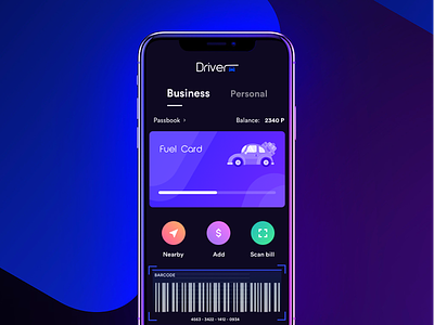 Fleet Driver app automotive car center control design ios iphone mobile tesla ui ux