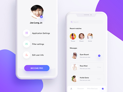 Messenger by Johny vino™ on Dribbble