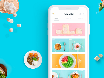 [12] Food app Interaction Collection billing button cake design eat food health kitchen medical mobile sketch