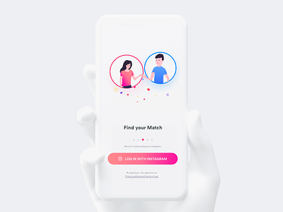 Find your match android app apple color ios ios11 match push ui ux video