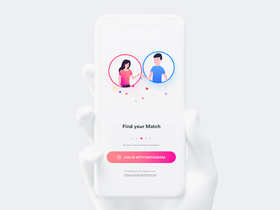 Find your match android app apple color ios ios11 match push ui ux video