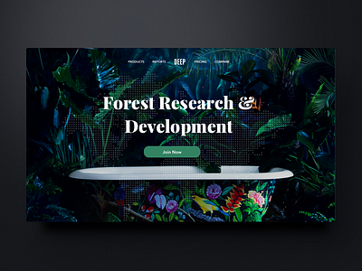 Deep forest website bootstrap clean design layout minimal portfolio profile simple template typography web webdesign