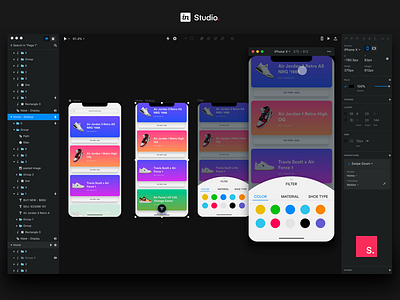 Invision studio - Quick Interaction