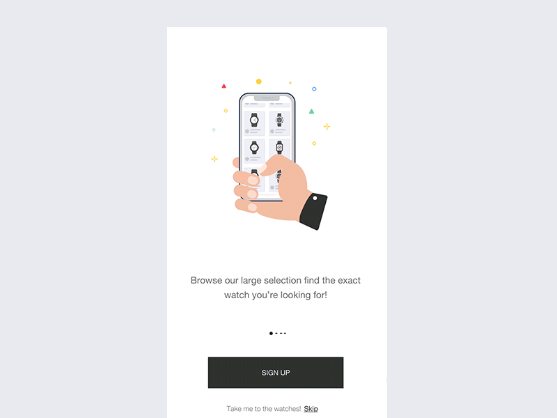 Watch app Onboarding