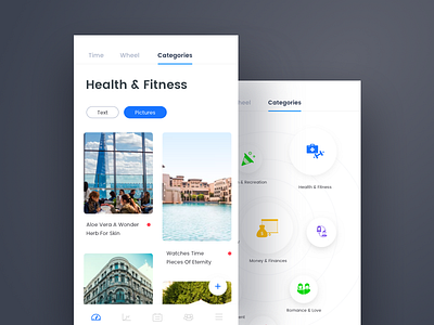 Health and fitness1x analytics app bars chart dashboard data graph health ios stats tracking