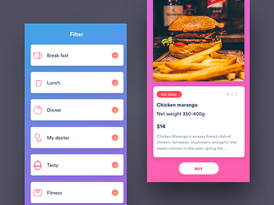 Food recipe App