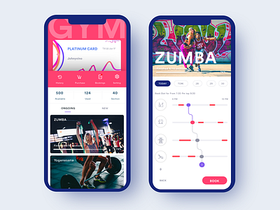 Fitness app ai animation app bot chat fitness gif interaction ios mobile ui